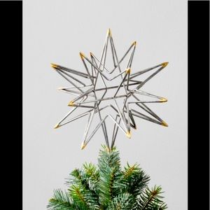 Hearth and Hand Silver Moravian Star Tree Topper